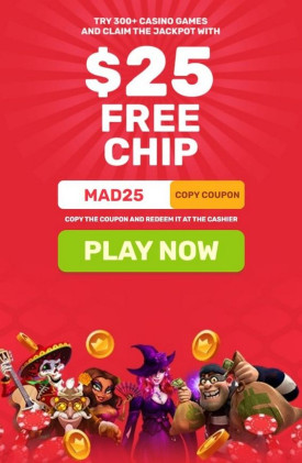 $25 Free Chip Without Deposit at USA Online Slot Madness $25 Free Chip Without Deposit at USA Online Slot Madness