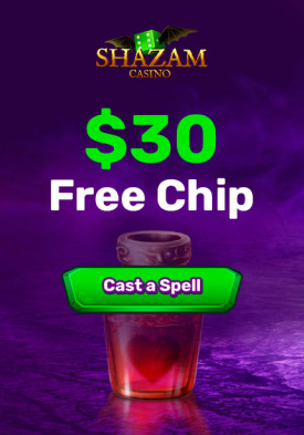 $30 Free Chip No Deposit Bonus at USA Online Casino Shazam $30 Free Chip No Deposit Bonus at USA Online Casino Shazam