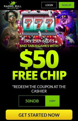 No Deposit Bonus at Raging Bull Slots Casino: $50 Free Chip No Deposit Bonus at Raging Bull Slots Casino: $50 Free Chip