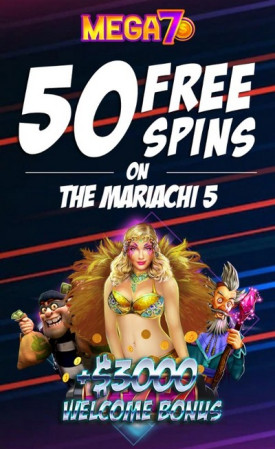 50 Free Spins No Deposit Bonus at Mega7s Casino 50 Free Spins No Deposit Bonus at Mega7s Casino