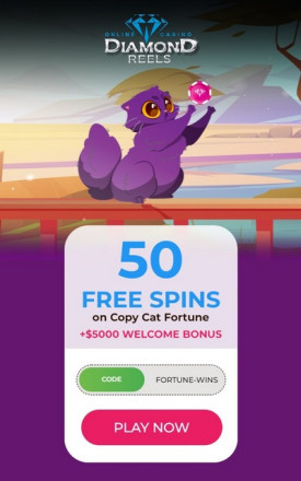 50 Free Spins No Deposit Bonus at Diamond Reels Casino 50 Free Spins No Deposit Bonus at Diamond Reels Casino