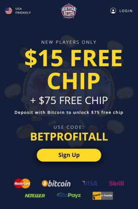 No Deposit Bonus at All Star Slots Casino: $15 Free Chip No Deposit Bonus at All Star Slots Casino: $15 Free Chip